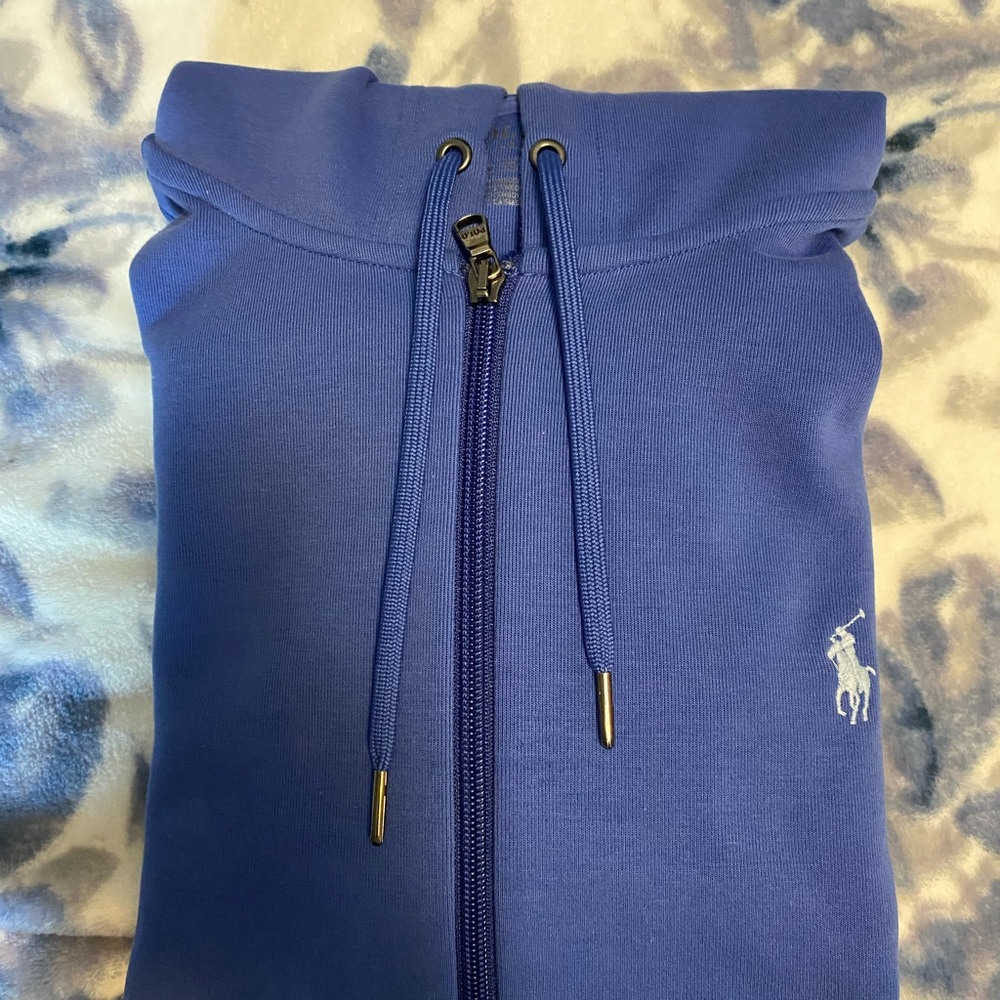 Ralph Lauren polo hoodie mens size small blue